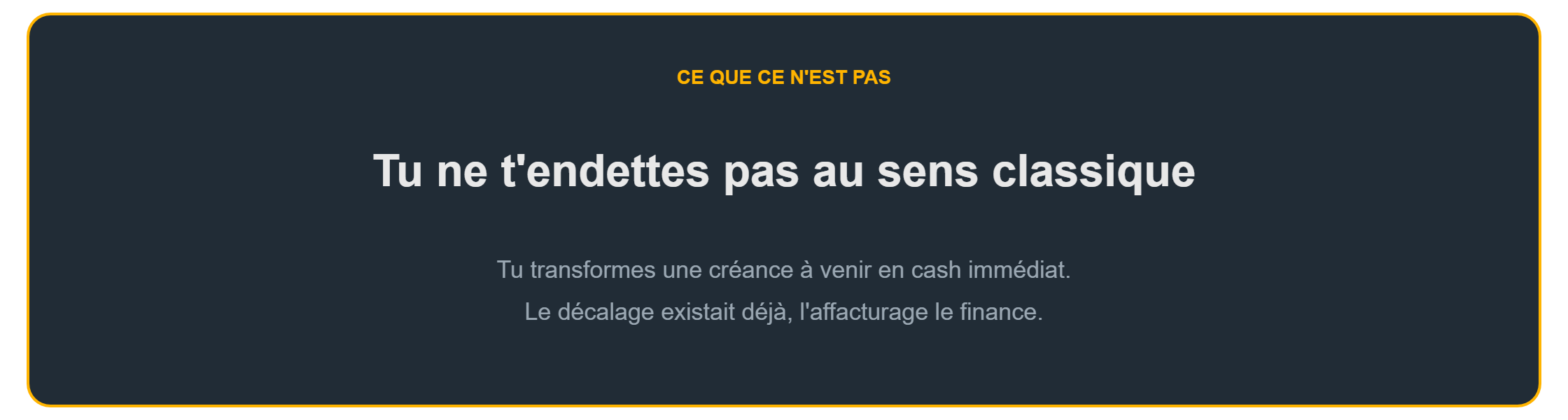 L'affacturage : transformer une créance à venir en cash, sans s'endetter au sens classique