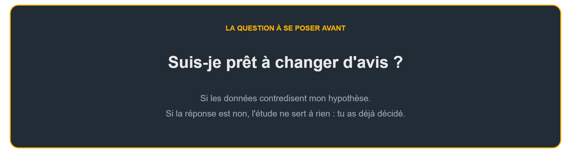 Étude de marché : la question à se poser avant de commencer