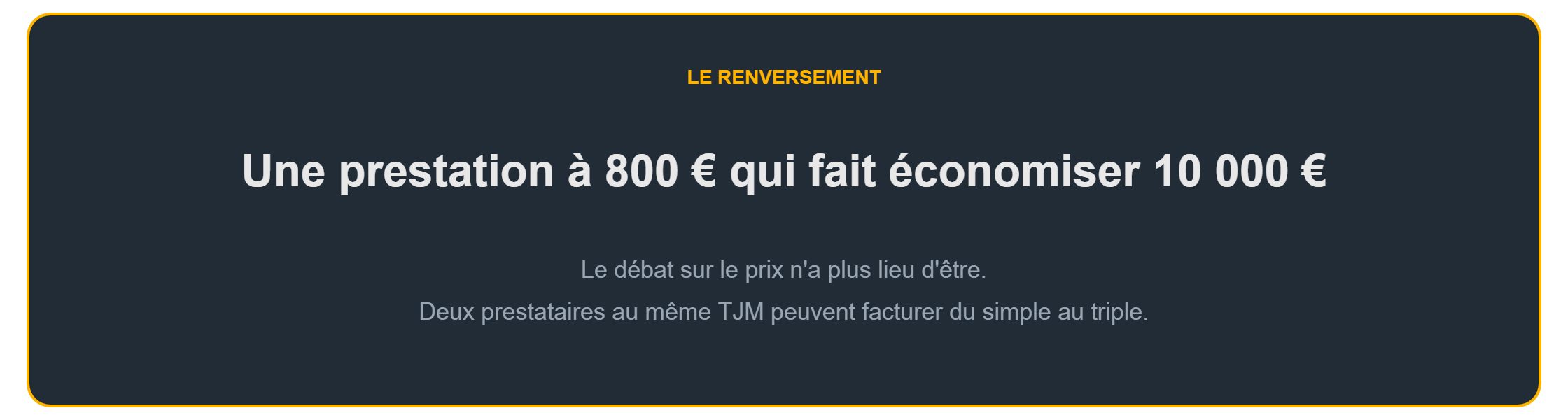 Fixer son prix de vente : le prix se juge à la valeur du résultat, pas au temps passé