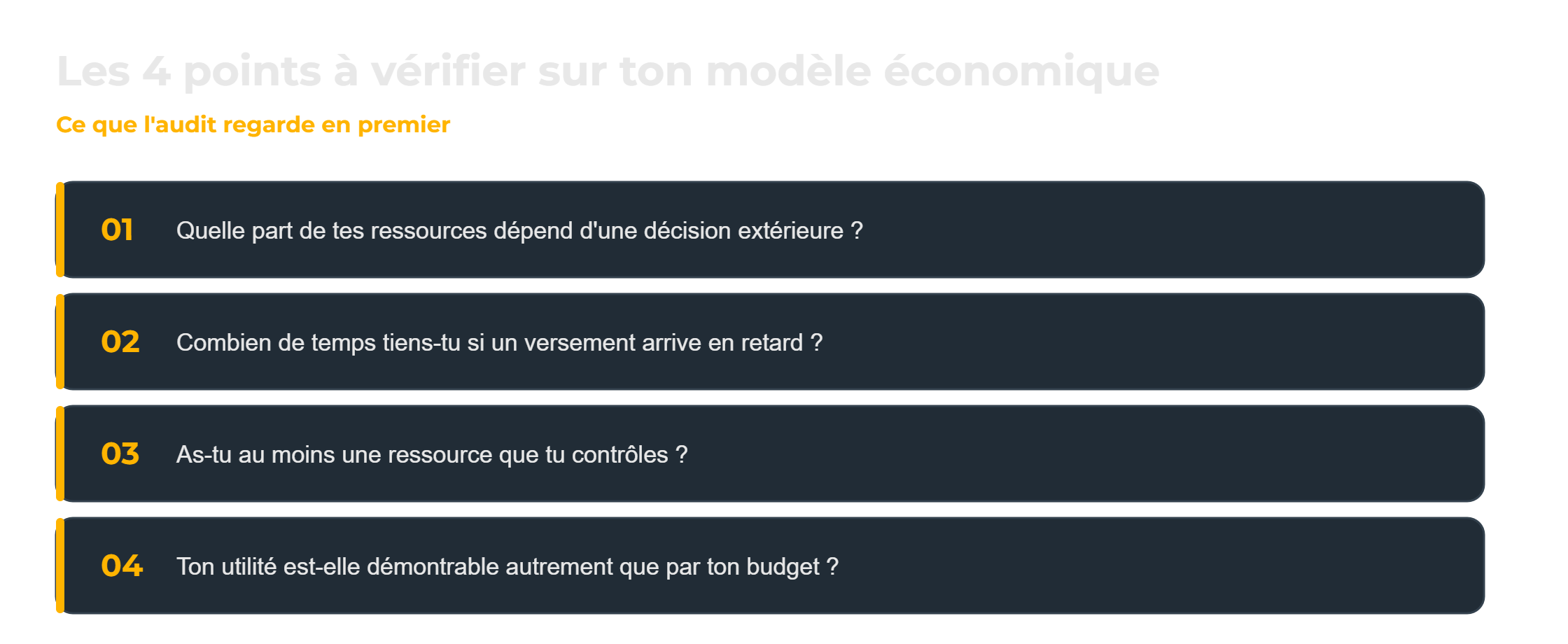 Modèle économique d’une association : les 4 points à vérifier lors d’un audit