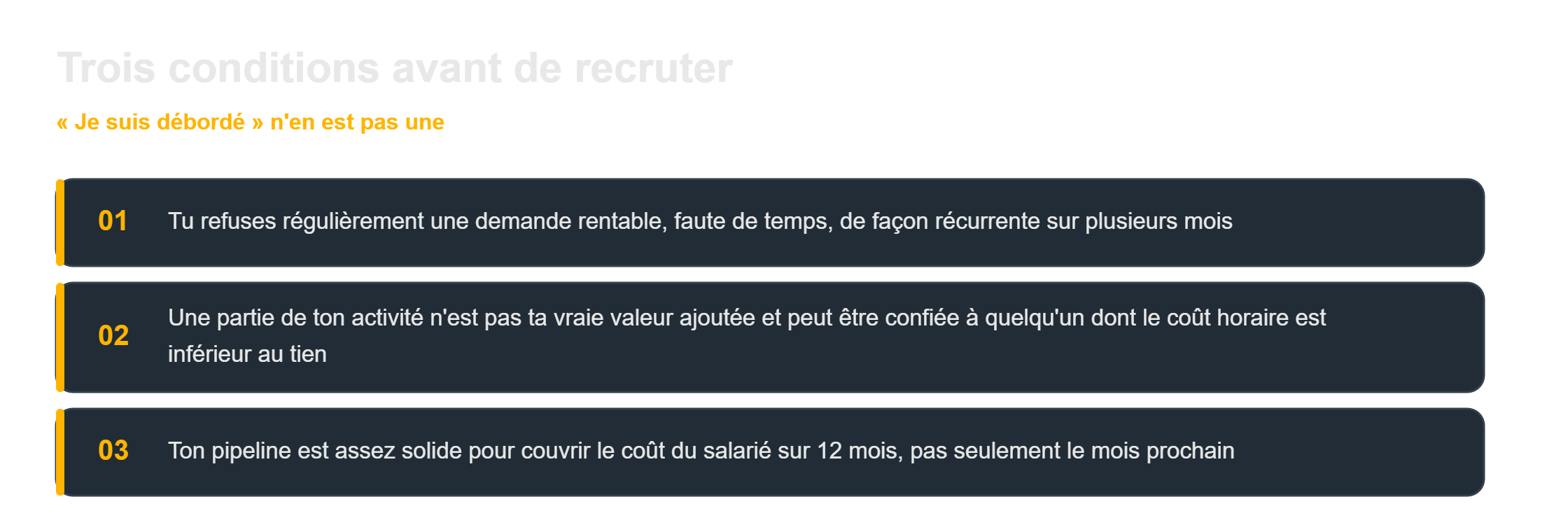 Recruter son premier salarié : les trois conditions à réunir avant d'embaucher