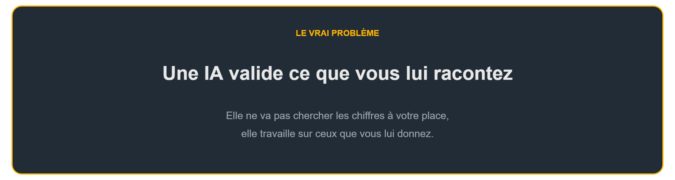 Savoir si un projet est viable : une IA valide ce que vous lui racontez