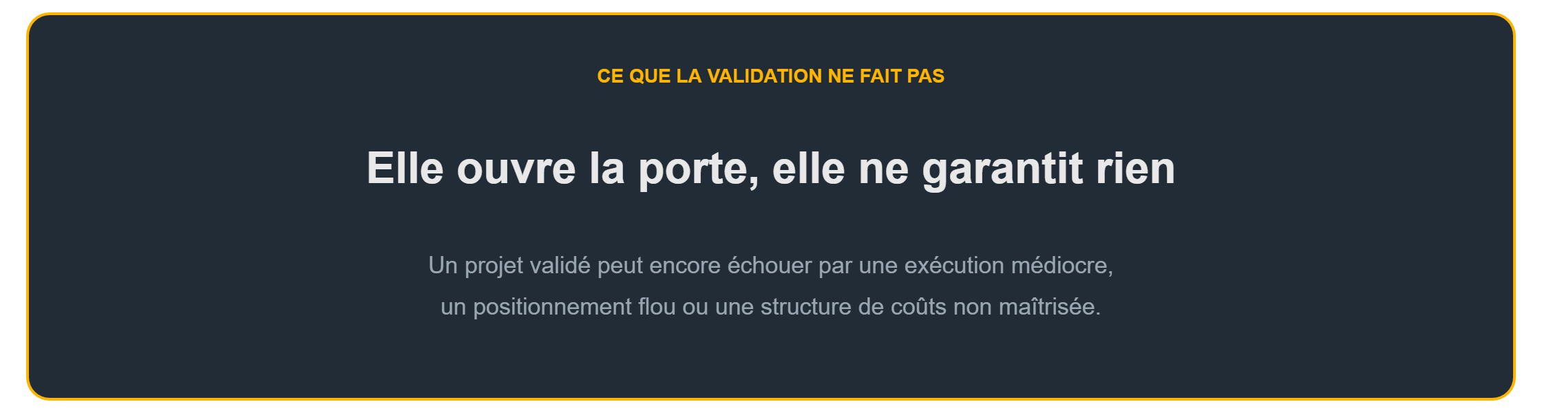 Valider son projet avant de se lancer : ce que la validation ne fait pas à ta place